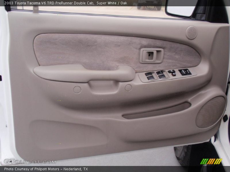 Super White / Oak 2003 Toyota Tacoma V6 TRD PreRunner Double Cab