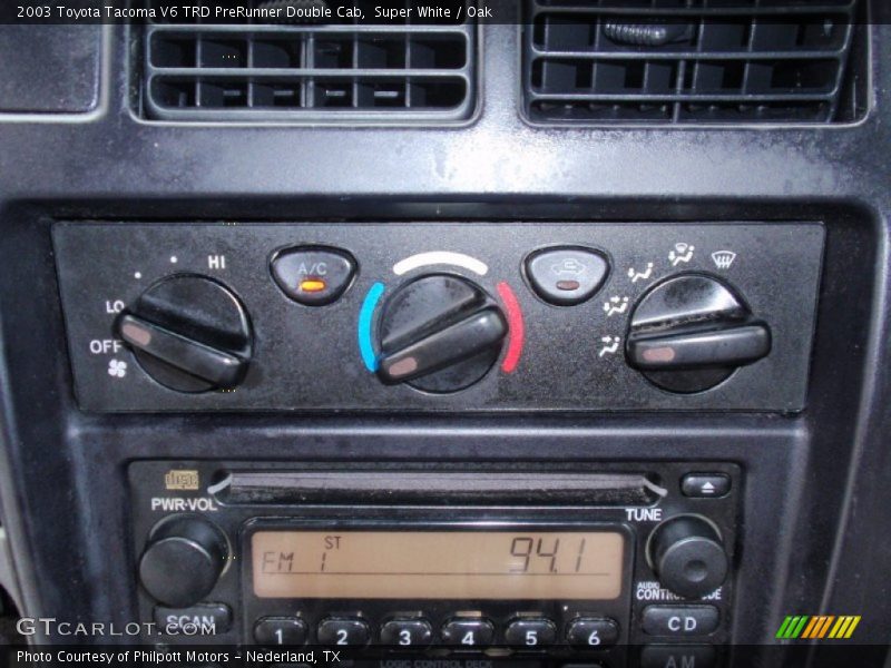 Super White / Oak 2003 Toyota Tacoma V6 TRD PreRunner Double Cab