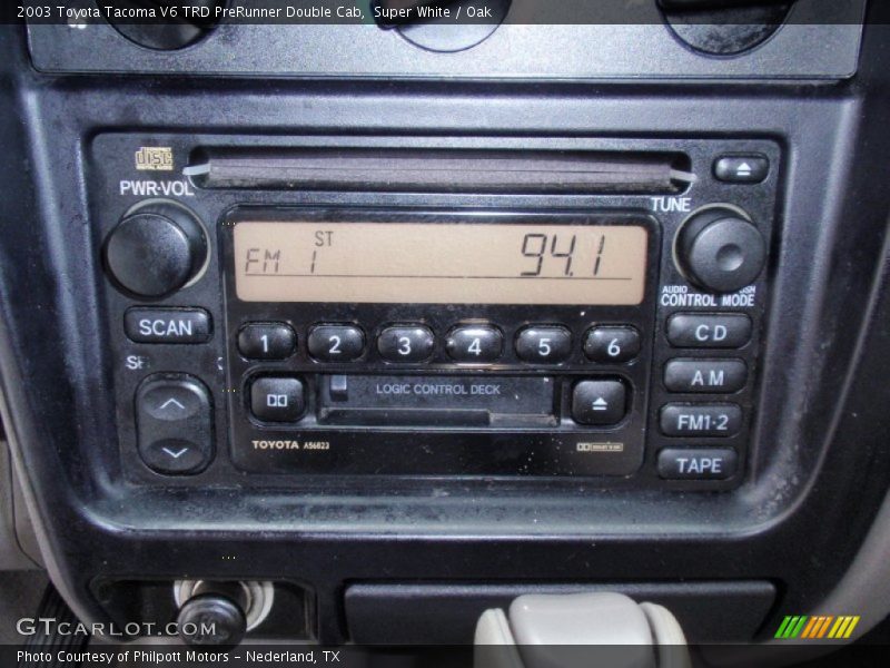 Super White / Oak 2003 Toyota Tacoma V6 TRD PreRunner Double Cab