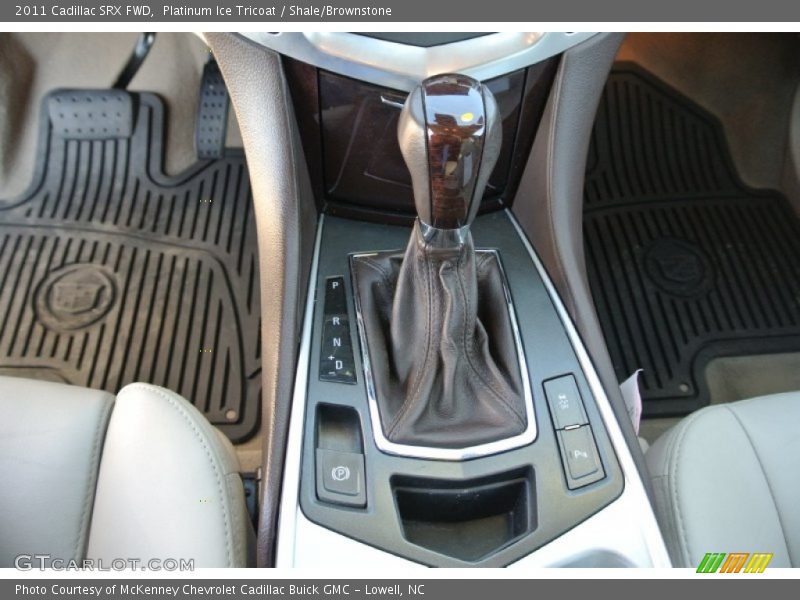 Platinum Ice Tricoat / Shale/Brownstone 2011 Cadillac SRX FWD