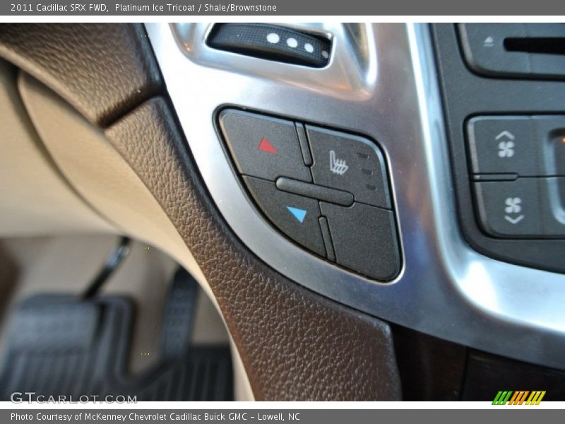 Platinum Ice Tricoat / Shale/Brownstone 2011 Cadillac SRX FWD
