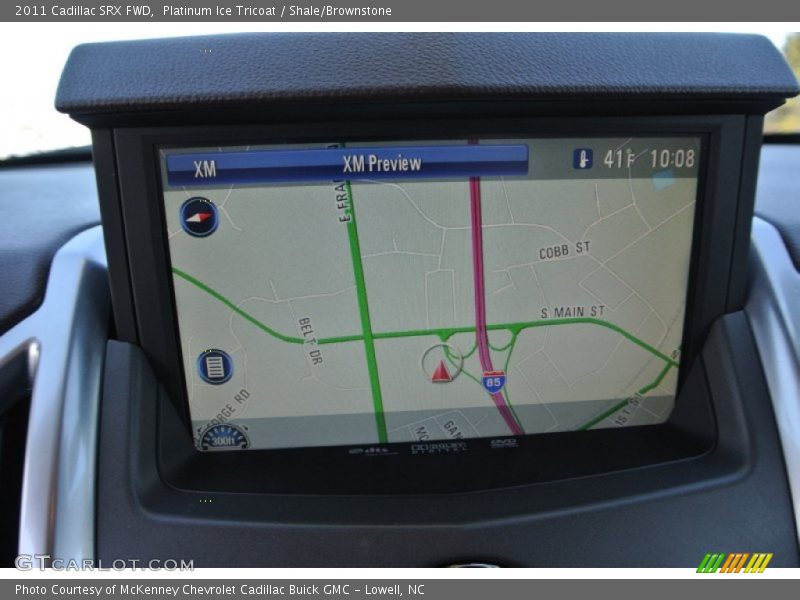 Platinum Ice Tricoat / Shale/Brownstone 2011 Cadillac SRX FWD