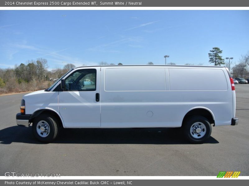  2014 Express 2500 Cargo Extended WT Summit White