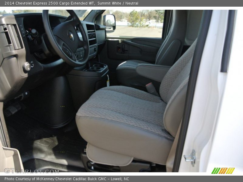 Summit White / Neutral 2014 Chevrolet Express 2500 Cargo Extended WT