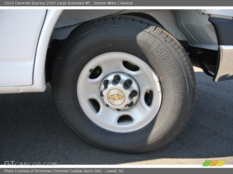 Summit White / Neutral 2014 Chevrolet Express 2500 Cargo Extended WT