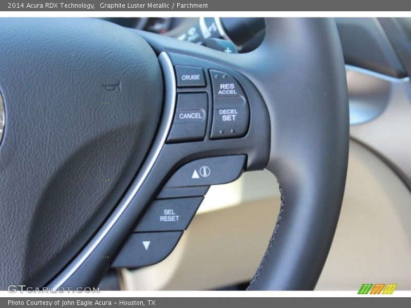 Graphite Luster Metallic / Parchment 2014 Acura RDX Technology