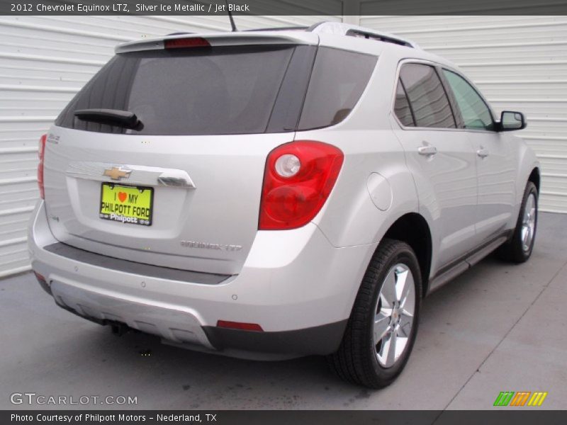 Silver Ice Metallic / Jet Black 2012 Chevrolet Equinox LTZ