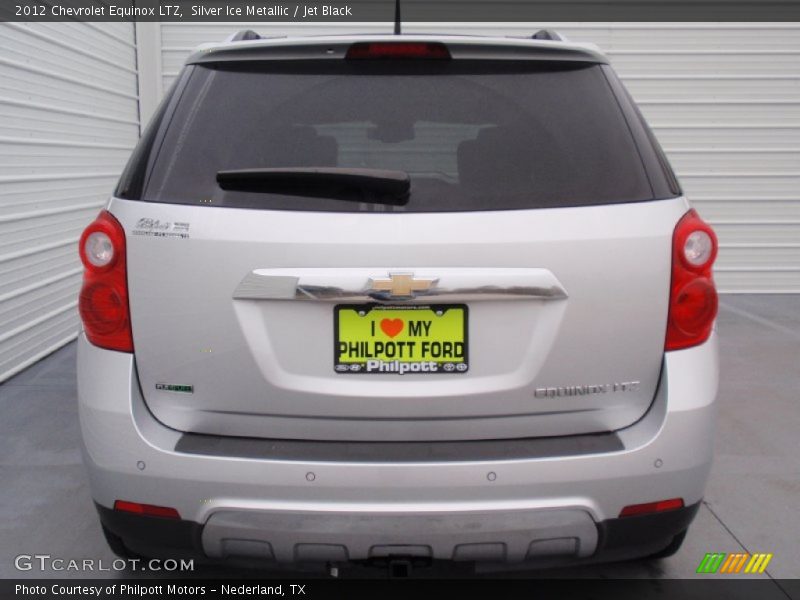 Silver Ice Metallic / Jet Black 2012 Chevrolet Equinox LTZ
