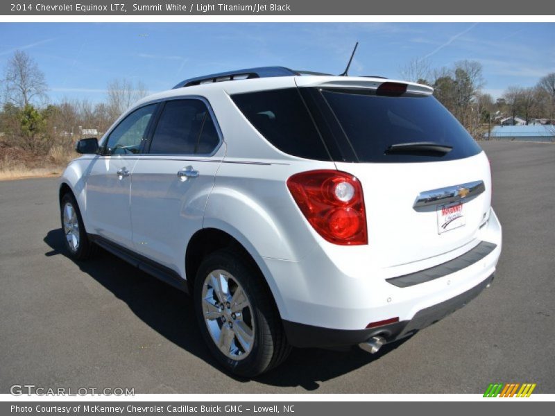 Summit White / Light Titanium/Jet Black 2014 Chevrolet Equinox LTZ