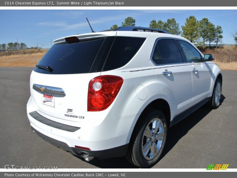 Summit White / Light Titanium/Jet Black 2014 Chevrolet Equinox LTZ