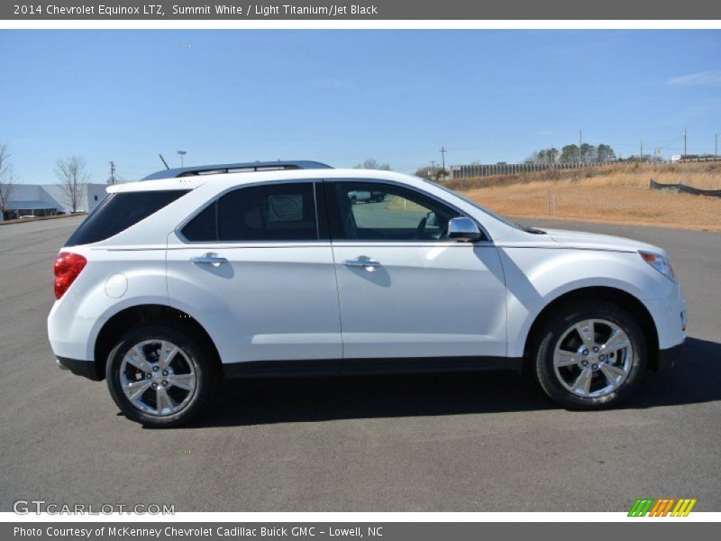 Summit White / Light Titanium/Jet Black 2014 Chevrolet Equinox LTZ