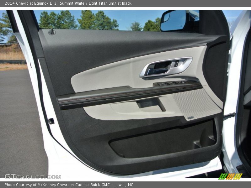 Summit White / Light Titanium/Jet Black 2014 Chevrolet Equinox LTZ