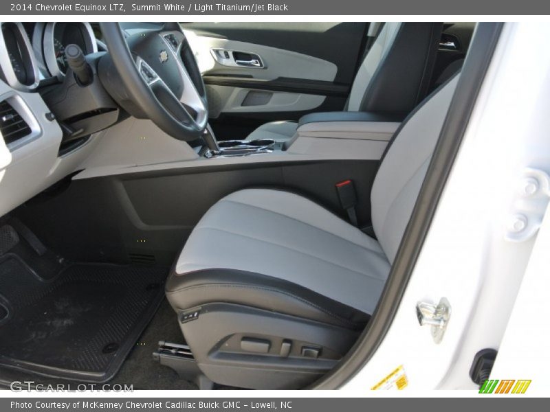 Summit White / Light Titanium/Jet Black 2014 Chevrolet Equinox LTZ