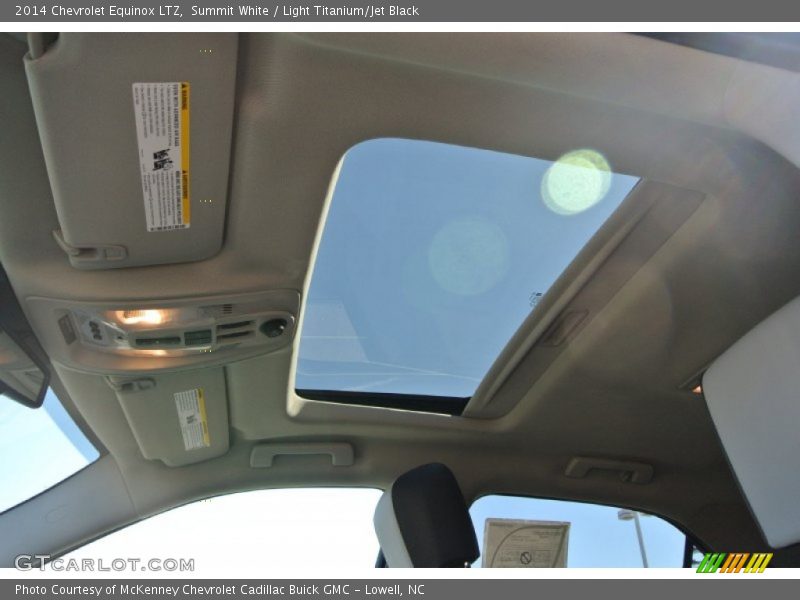 Summit White / Light Titanium/Jet Black 2014 Chevrolet Equinox LTZ