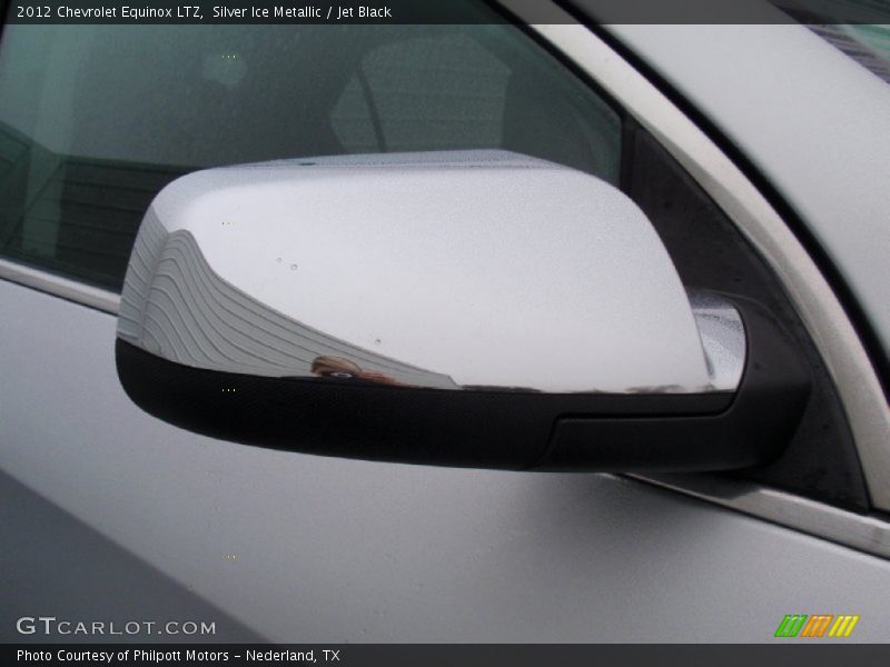 Silver Ice Metallic / Jet Black 2012 Chevrolet Equinox LTZ