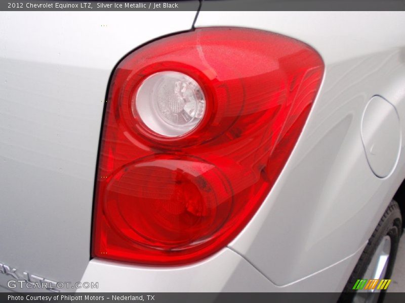 Silver Ice Metallic / Jet Black 2012 Chevrolet Equinox LTZ