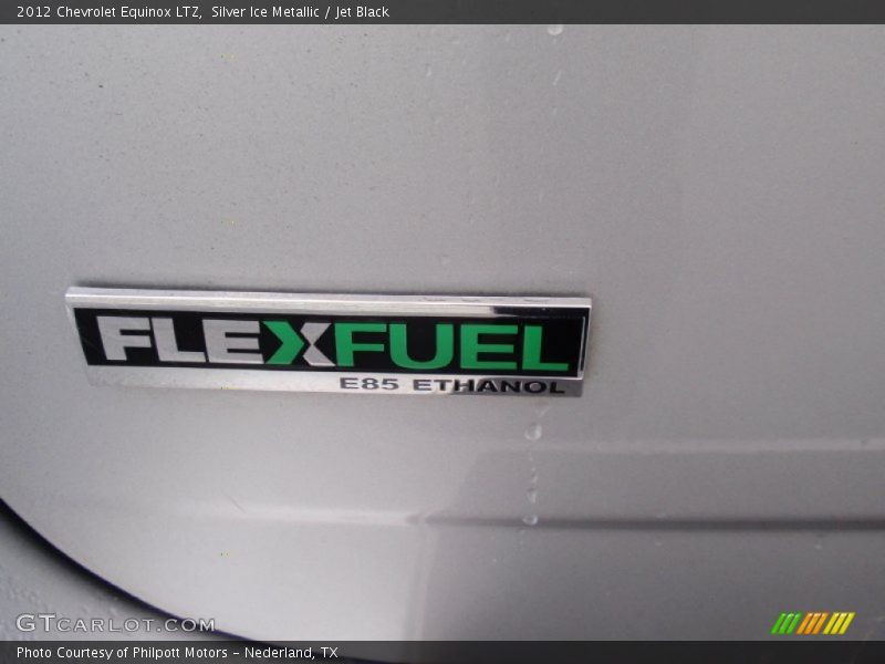 Silver Ice Metallic / Jet Black 2012 Chevrolet Equinox LTZ