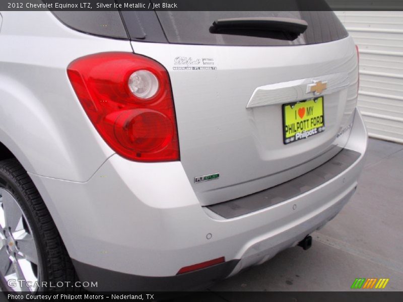 Silver Ice Metallic / Jet Black 2012 Chevrolet Equinox LTZ