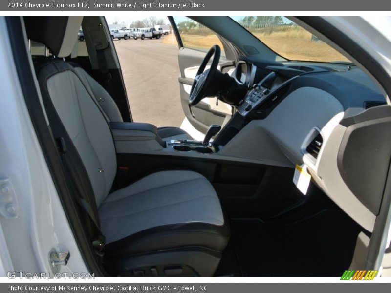 Summit White / Light Titanium/Jet Black 2014 Chevrolet Equinox LTZ