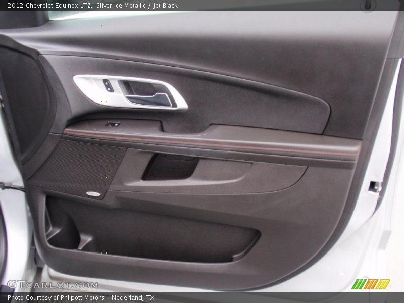 Silver Ice Metallic / Jet Black 2012 Chevrolet Equinox LTZ
