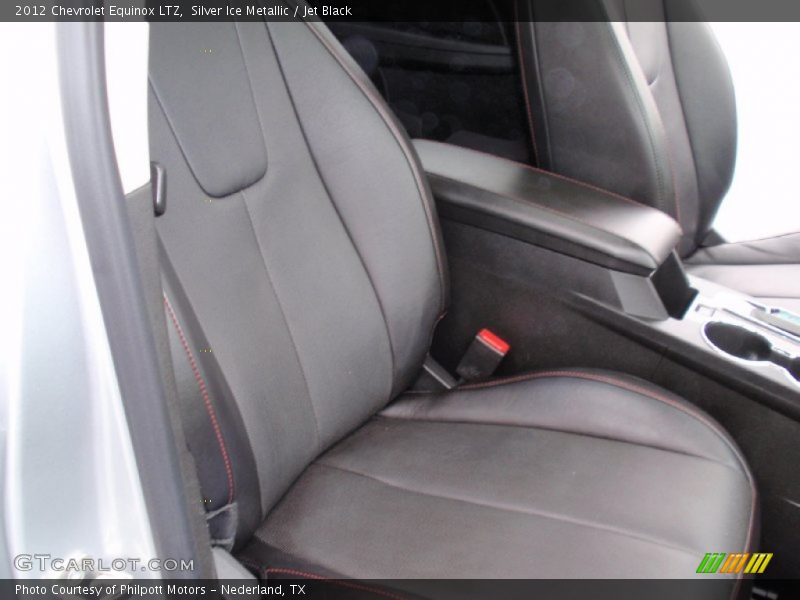 Silver Ice Metallic / Jet Black 2012 Chevrolet Equinox LTZ