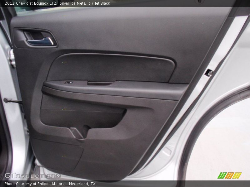 Silver Ice Metallic / Jet Black 2012 Chevrolet Equinox LTZ