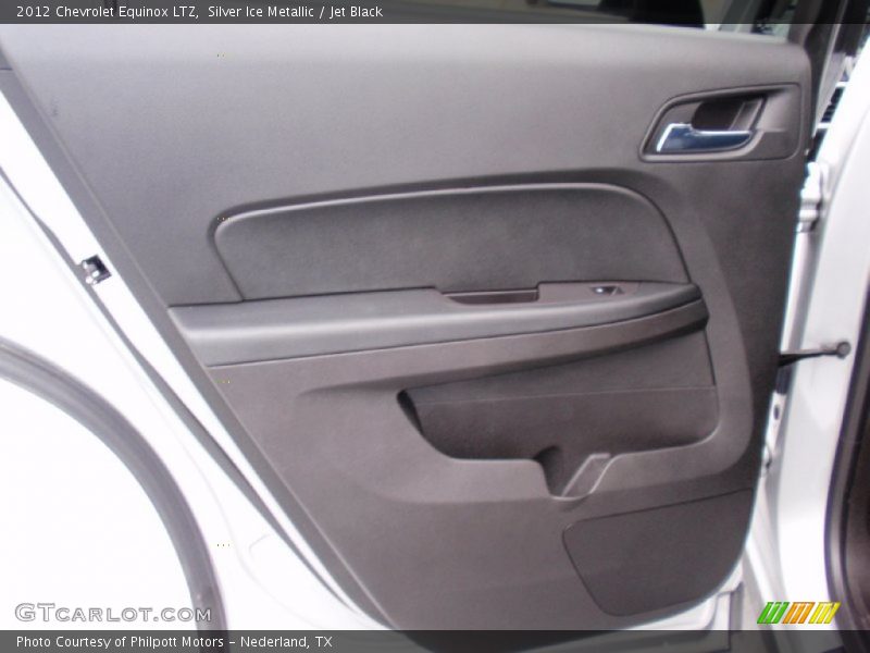 Silver Ice Metallic / Jet Black 2012 Chevrolet Equinox LTZ
