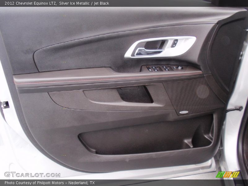 Silver Ice Metallic / Jet Black 2012 Chevrolet Equinox LTZ