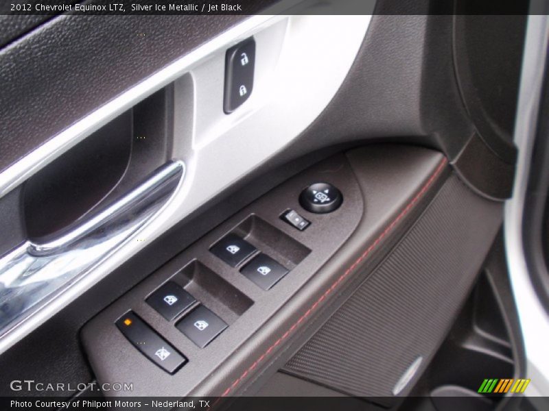 Silver Ice Metallic / Jet Black 2012 Chevrolet Equinox LTZ