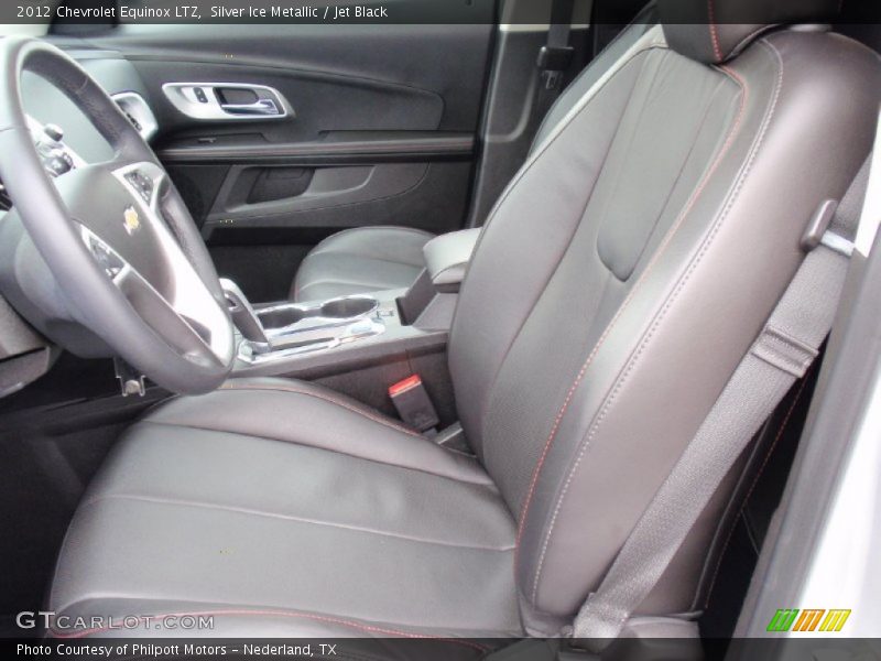 Silver Ice Metallic / Jet Black 2012 Chevrolet Equinox LTZ