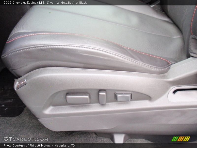 Silver Ice Metallic / Jet Black 2012 Chevrolet Equinox LTZ