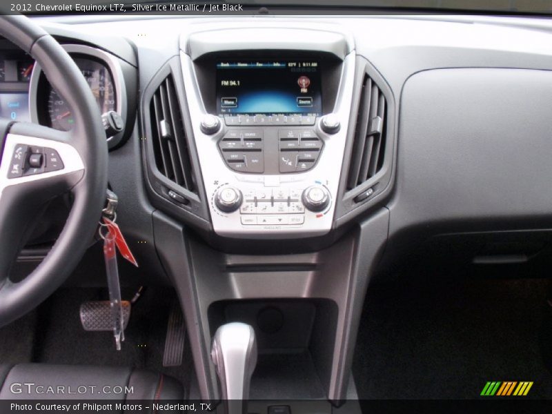 Silver Ice Metallic / Jet Black 2012 Chevrolet Equinox LTZ