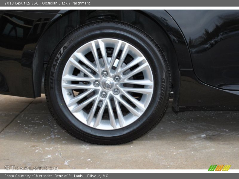 Obsidian Black / Parchment 2013 Lexus ES 350