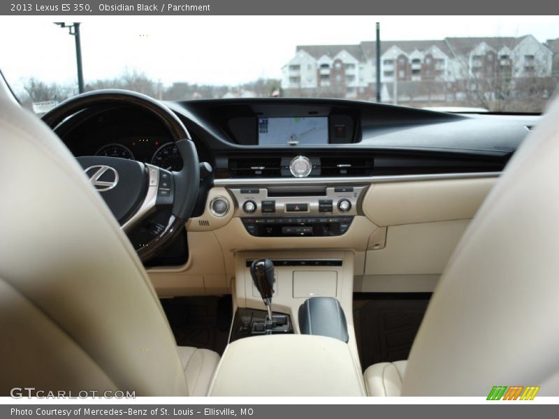 Obsidian Black / Parchment 2013 Lexus ES 350