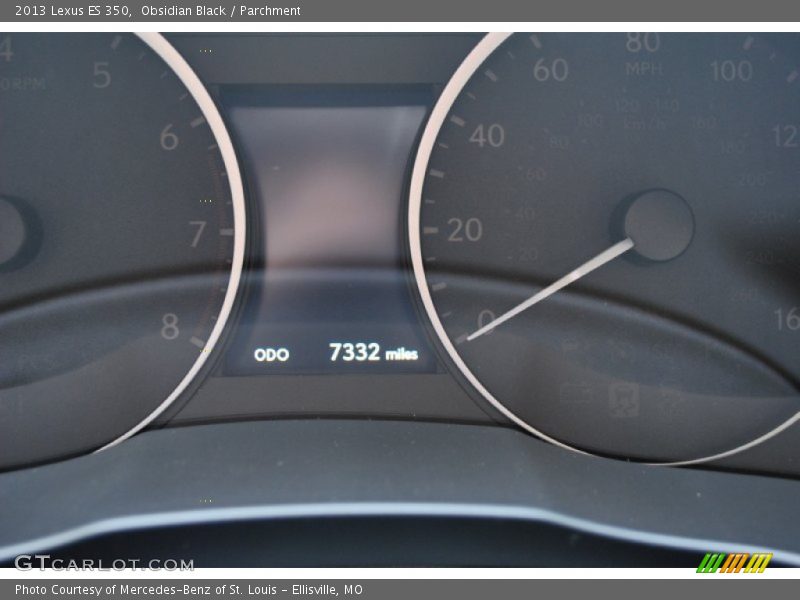 Obsidian Black / Parchment 2013 Lexus ES 350