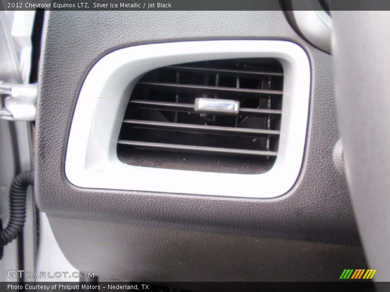 Silver Ice Metallic / Jet Black 2012 Chevrolet Equinox LTZ