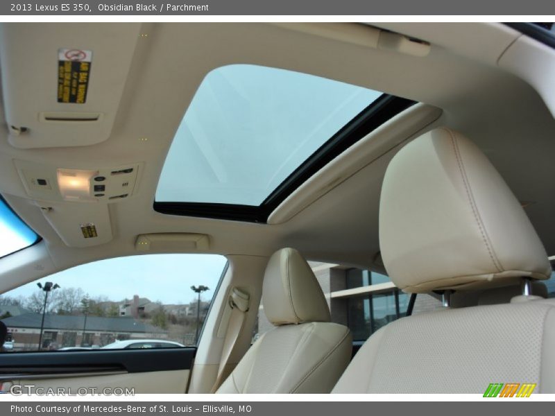 Obsidian Black / Parchment 2013 Lexus ES 350