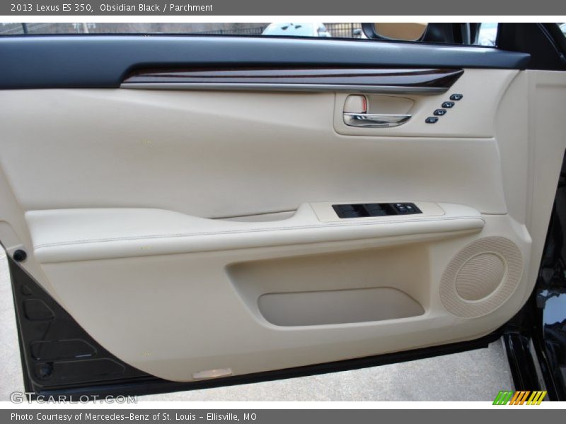 Obsidian Black / Parchment 2013 Lexus ES 350