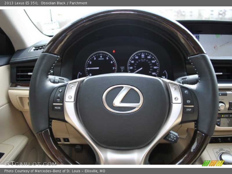Obsidian Black / Parchment 2013 Lexus ES 350