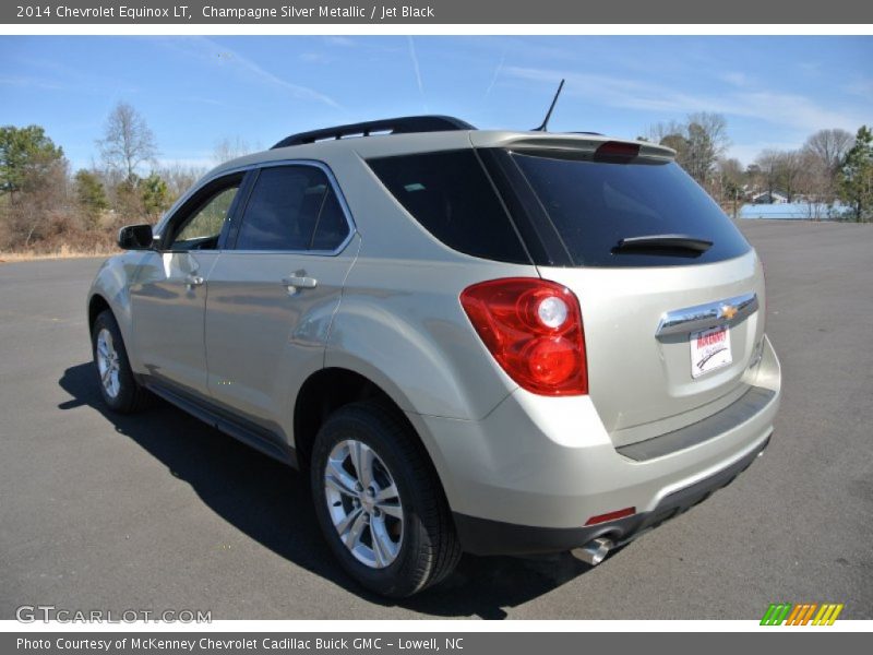 Champagne Silver Metallic / Jet Black 2014 Chevrolet Equinox LT