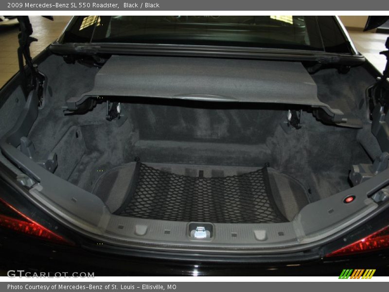 Black / Black 2009 Mercedes-Benz SL 550 Roadster