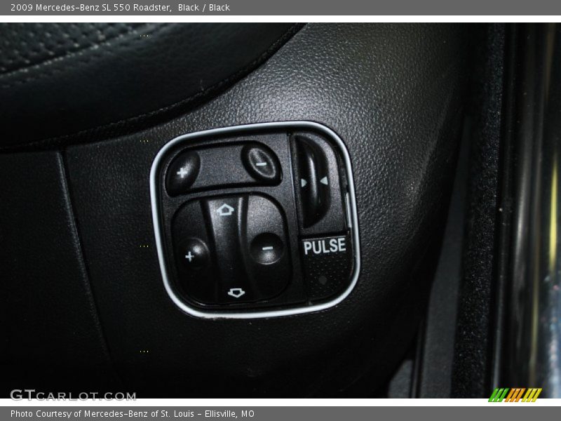 Black / Black 2009 Mercedes-Benz SL 550 Roadster