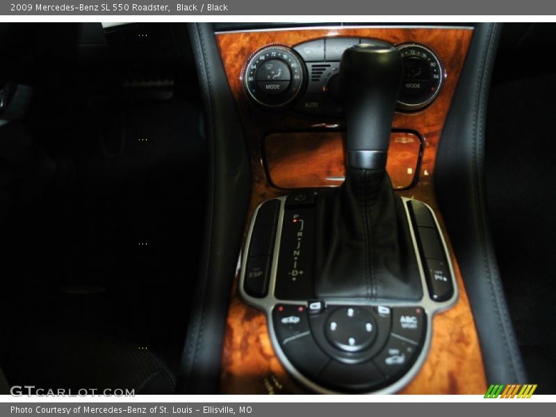 Black / Black 2009 Mercedes-Benz SL 550 Roadster