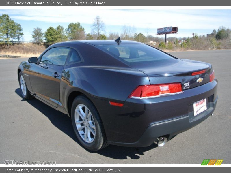 Blue Ray Metallic / Black 2014 Chevrolet Camaro LS Coupe