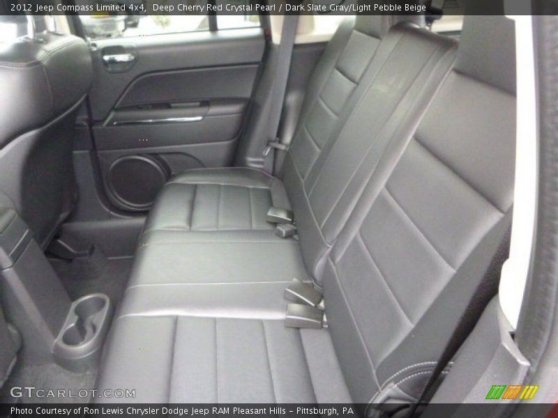 Deep Cherry Red Crystal Pearl / Dark Slate Gray/Light Pebble Beige 2012 Jeep Compass Limited 4x4