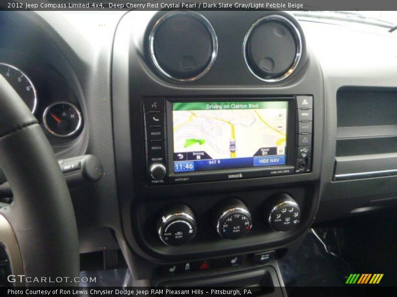 Deep Cherry Red Crystal Pearl / Dark Slate Gray/Light Pebble Beige 2012 Jeep Compass Limited 4x4