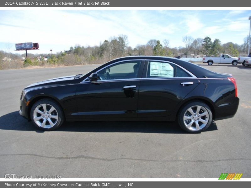 Black Raven / Jet Black/Jet Black 2014 Cadillac ATS 2.5L