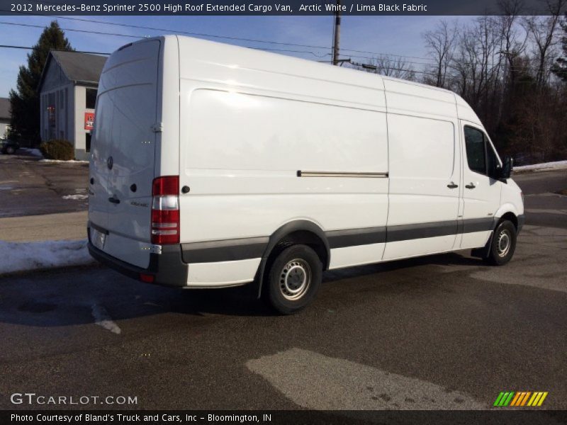 Arctic White / Lima Black Fabric 2012 Mercedes-Benz Sprinter 2500 High Roof Extended Cargo Van