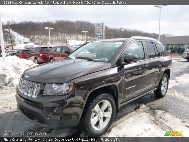 Rugged Brown Metallic / Dark Slate Gray/Light Pebble 2014 Jeep Compass Latitude 4x4