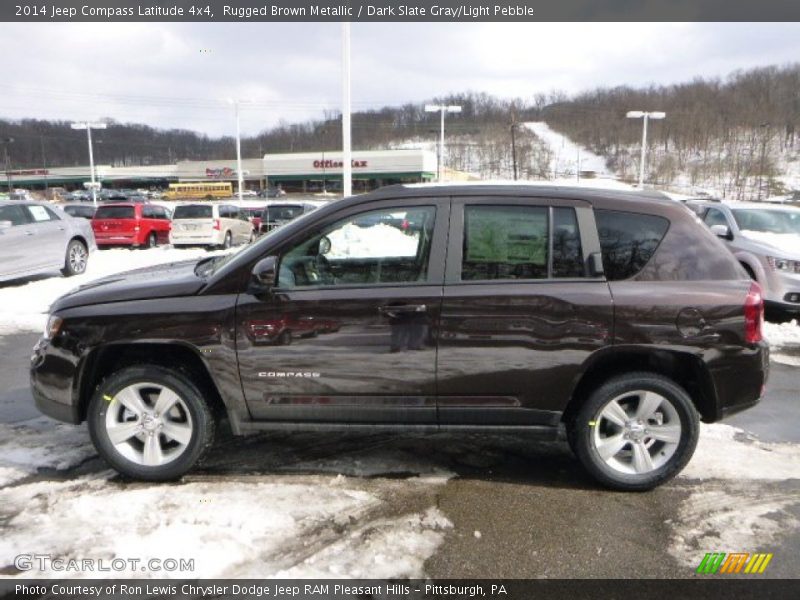 Rugged Brown Metallic / Dark Slate Gray/Light Pebble 2014 Jeep Compass Latitude 4x4